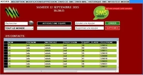 logiciel pour envoi sms en masse avec mo à melun