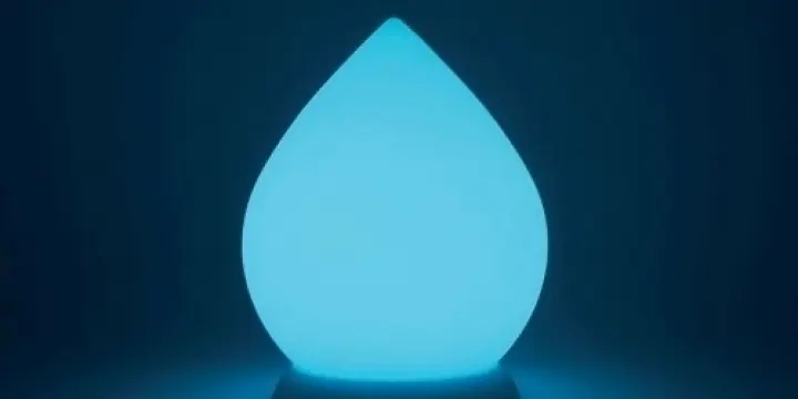 Lampe d'ambiance lumineuse Goutte