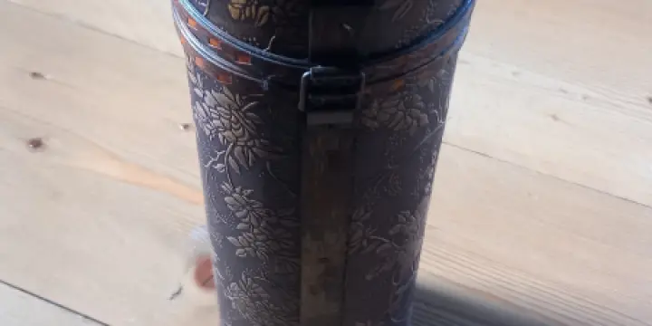 Boite pour bouteille à vin style ancien en bois