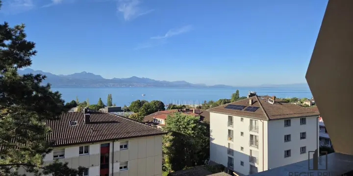 Appartement de 2.5 pièces rénové vue sur le lac