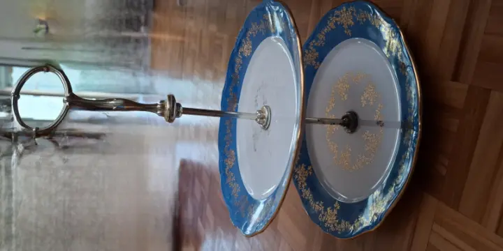 Plateau de présentation à étages vintage