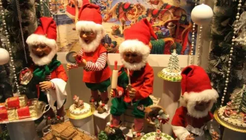 Les animateurs pour la  foire de Noël à Genève
