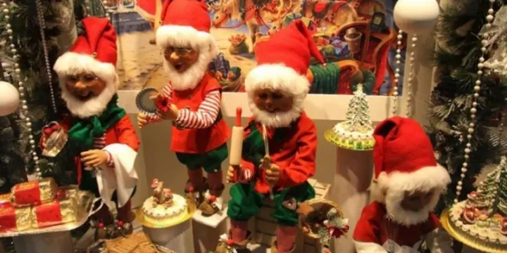 Les animateurs pour la  foire de Noël