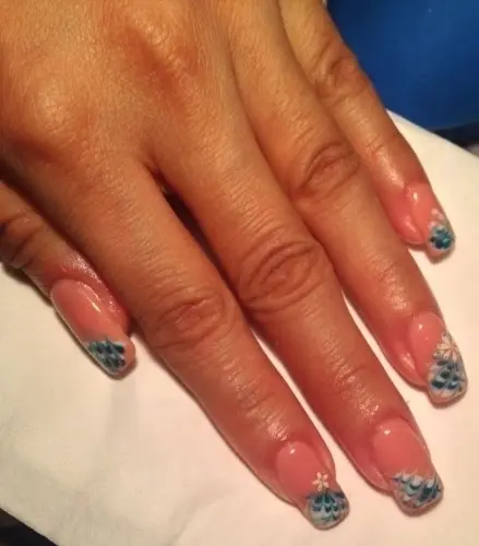 ongles au gel à votre domicile ou mon do