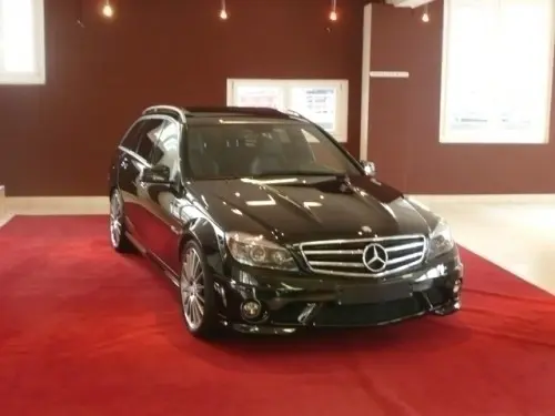 Mercedes-benz C63 AMG à Territet-Montreux