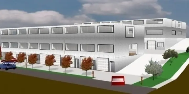 Immeuble commercial - sur plan