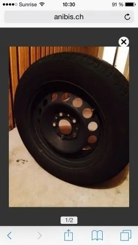 4 roues d'hiver sur gente à Gland