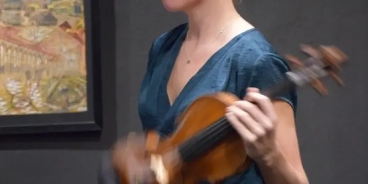Donne cours violon, Lausanne-Morges