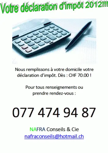 Urgent - Impôts 2013 à Corseaux