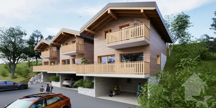 Magnifique chalet de 4.5 pièces avec terrasse et pelouse