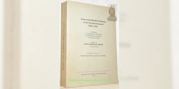 Armee öffentliche Meinung in der Zwischenkriegszeit 1918 - 1939. Angenommen auf Antrag von Prof…