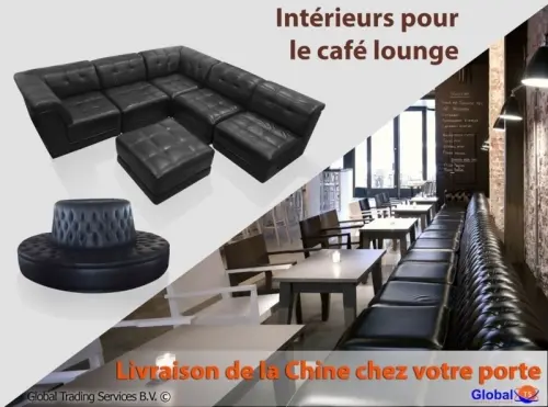 Intérieurs pour le café lounge à PARIS
