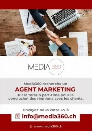 Recherche agent marketing et vent à Geneve