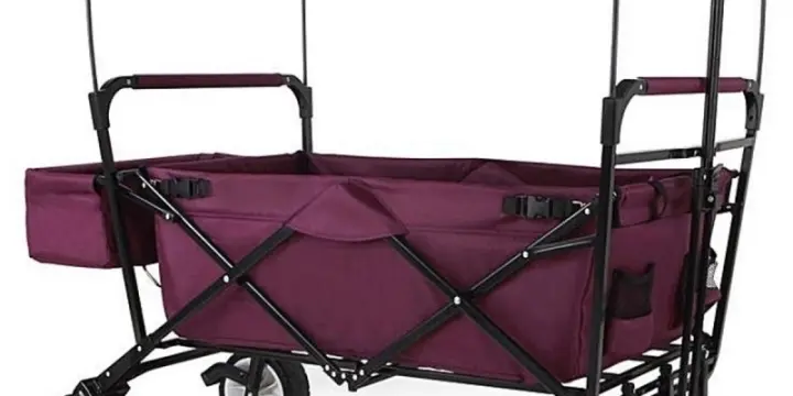 FUXTEC Chariot Rose avec Toit ouvrant JW-76CP