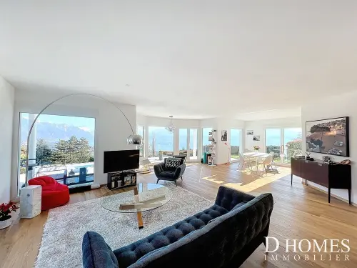 EN EXCLUSIVITÉ I Magnifique villa avec vue imprenable sur le lac à Chardonne