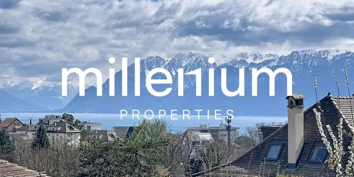 Bel appartement avec jardin et vue lac à Lausanne