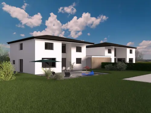 À vendre villa jumelée moderne de 6 pièces en construction à Courgenay à Courgenay