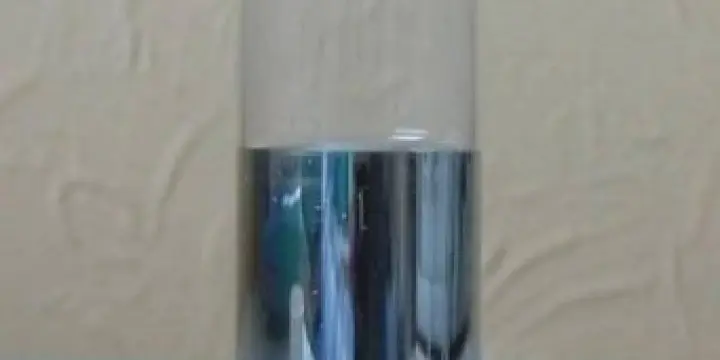 Premier mercure vierge 99,99% de pureté.