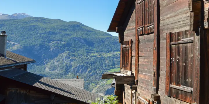 Grange de caractère dans le centre du village de Visperterminen