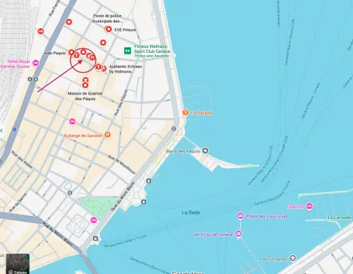 📍 Arcade à remettre – Rue du Prieuré, Pâquis, Genève