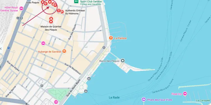 📍 Arcade à remettre – Rue du Prieuré, Pâquis, Genève