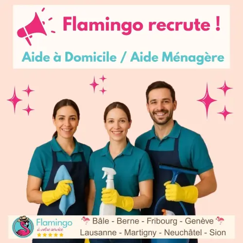 Aide à Domicile / Aide Ménagère – Rejoins Flamingo ! à Geneve