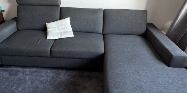 Vends grand canapé IKEA avec méridienne et coffre