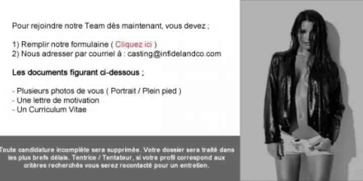 Infidel&Co recrute actuellement ...