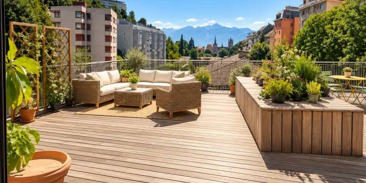 Magnifique attique immense terrasse de 70 m² - Lausanne