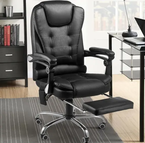 Chaise de Bureau Ergonomique avec Repose-Pieds - Fauteuil de Travail Confiable à Genève