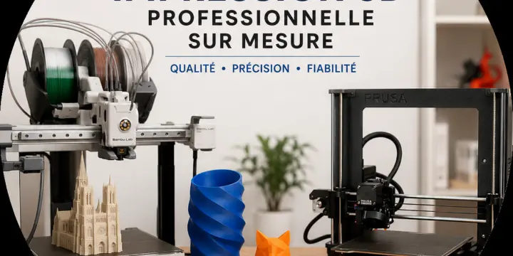 Impression 3D sur mesure – Création, réparation, prototypes et objets personnalisés