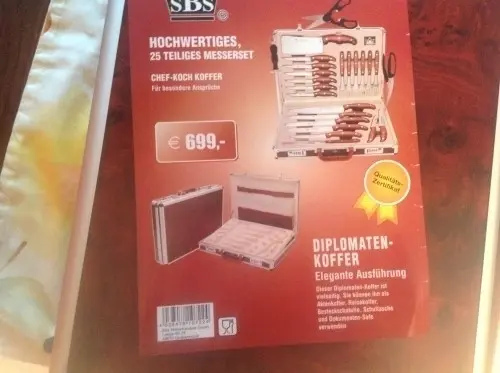 Valise de couteaux. Professionnelles à De Sierre