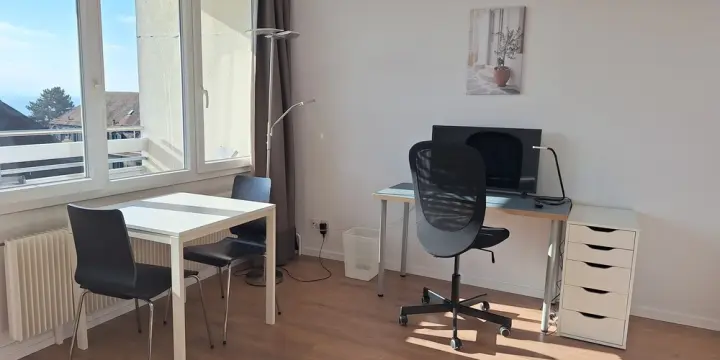 Studio meublé & équipé à Lausanne
