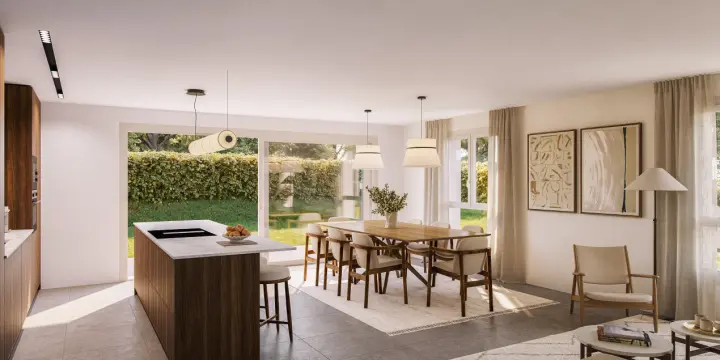 VILLAS JUMELÉES À VILLARLOD - lot 1 - CHF 965'000.-