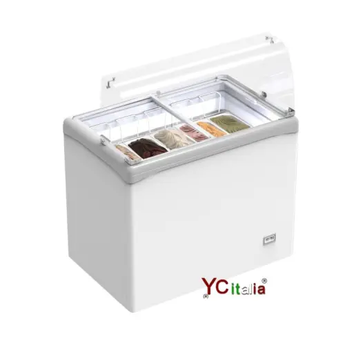 Vitrine réfrigérée à saveurs de glaces à Salzano (VE)