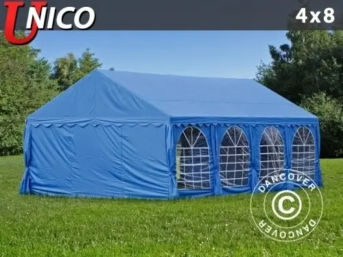 Partyzelt UNICO 4x8m, Blau à Zurich