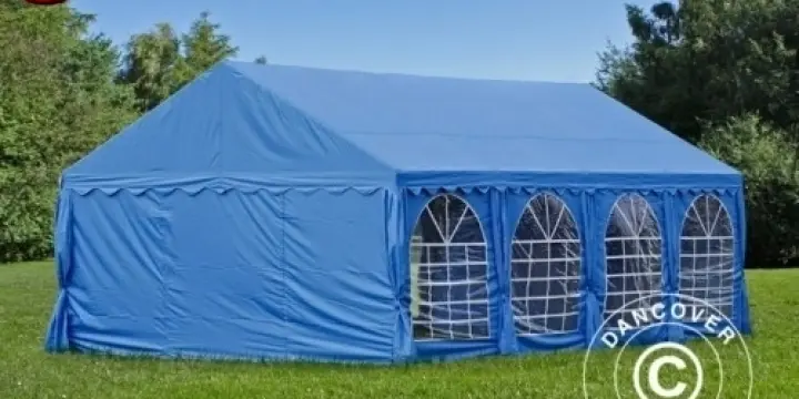 Partyzelt UNICO 4x8m, Blau