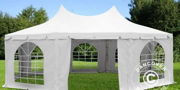 Achtkantiges Partyzelt Elegance PRO 6,8x5m, PVC