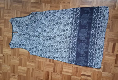 Robe d'été motif éléphants Chicorée à Moutier