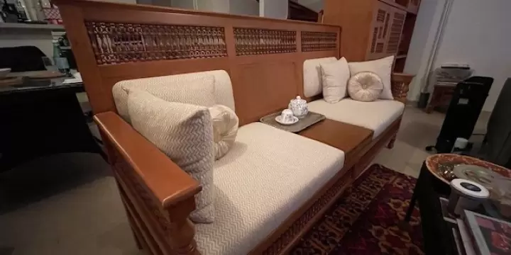 Set de 2 sofas style oriental moucharabieh