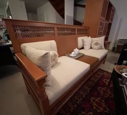 Set de 2 sofas style oriental moucharabieh
