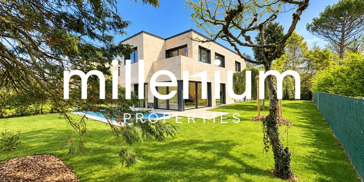 Cologny - Villa contemporaine neuve avec piscine