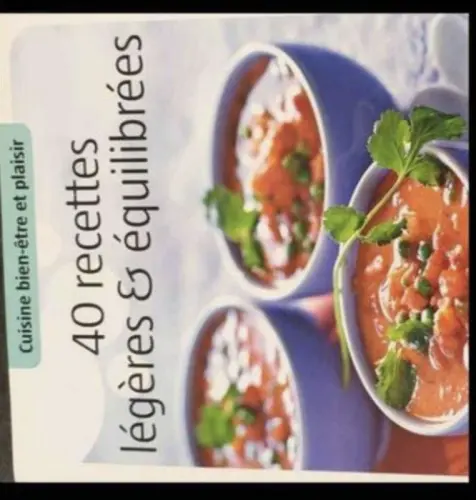 Livre 40 recettes légères et équilibrées à Moutier
