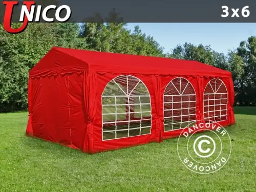 Partyzelt UNICO 3x6m, Rot à Zurich