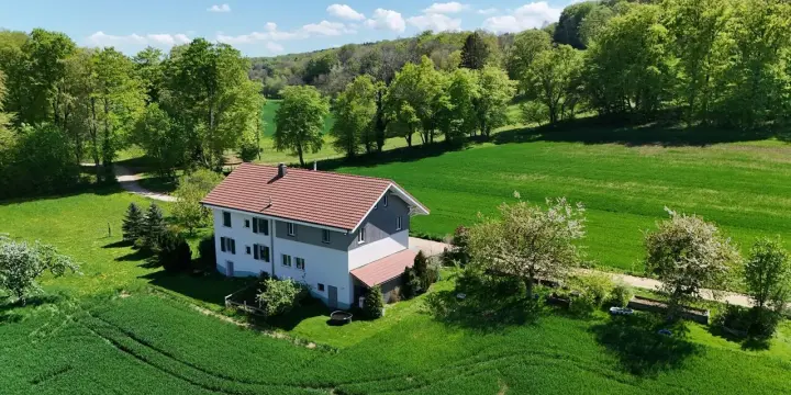 À vendre magnifique bâtisse jurassienne de 8 pièces à Damvant