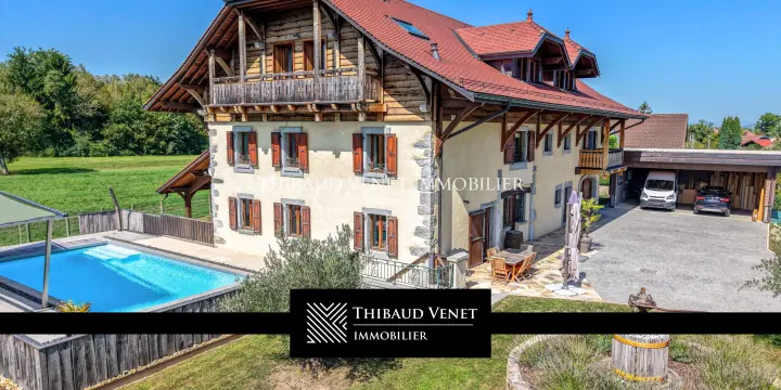 MAISON BOURGEOISE D’EXCEPTION AVEC DES VOLUMES RARES - À SEULEMENT 20 MINUTES DE GENÈVE - 600 M² HAB