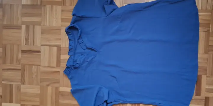 Blouse Shein vert pétrole