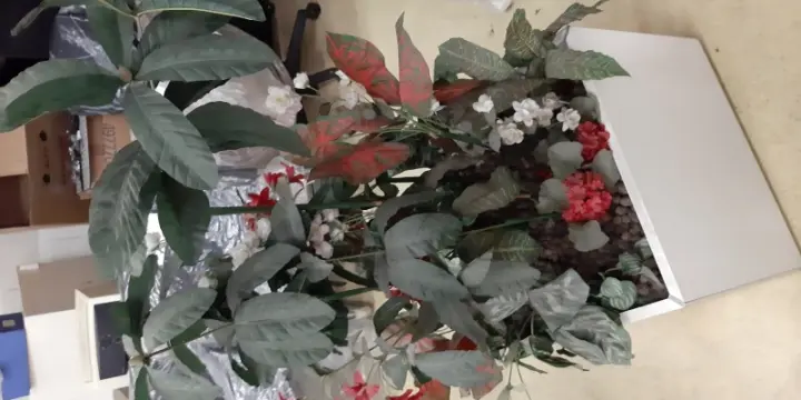 jardinières plantes artificielles