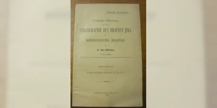 Vorläufige Mitteilung über die Stratigraphie des Braunen Jura im Nordschweizerischen Juragebirge…