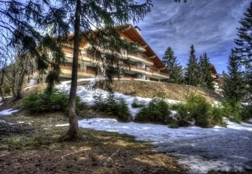 Résidence devins sur les pistes de ski C à Crans-Montana